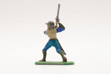 Double mercenary French helmet